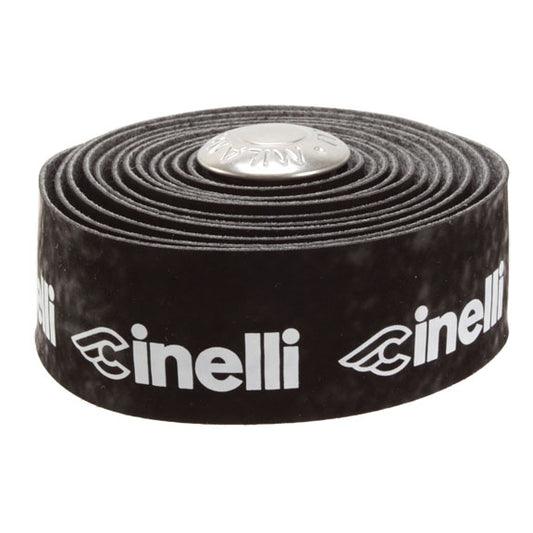 Cinelli Cinelli Logo Velvet Handlebar Tape, Black