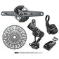 GX T-Type Eagle AXS Groupset, 165mm, Dark Polar