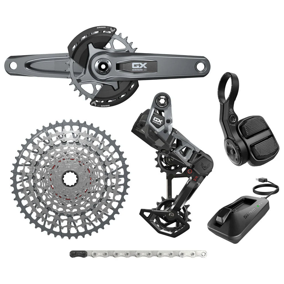 GX T-Type Eagle AXS Groupset, 165mm, Dark Polar