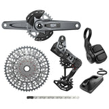 GX T-Type Eagle AXS Groupset, 165mm, Dark Polar